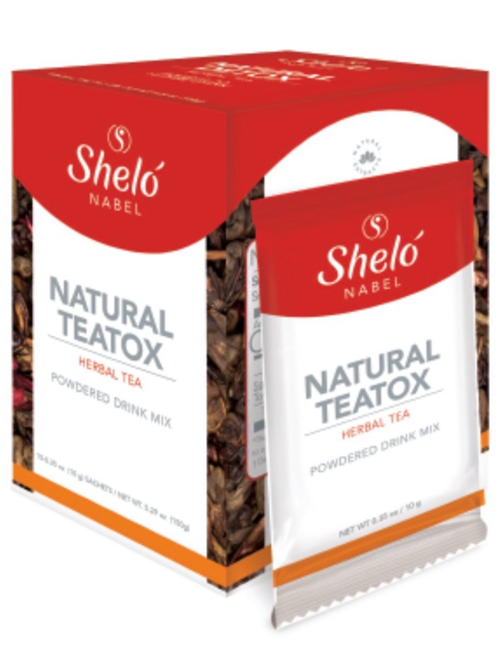 Shelo Nabel Natural Teatox Herbal Tea Powdered Drink Mix